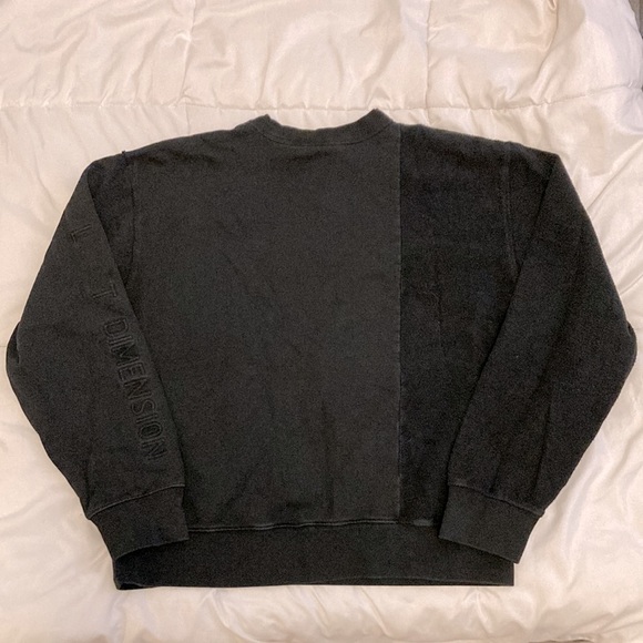 ADIDAS ORIGINALS BY ALEXANDER WANG Inside-out Sweatshirt Black Unisex Size S - Picture 10 of 11
